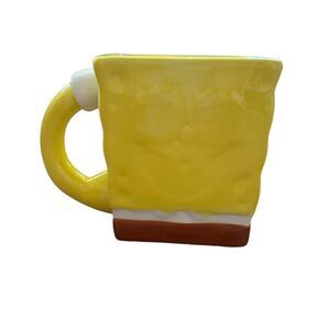 Zak Designs SpongeBob SquarePants 3D Sculpted Ceramic Mug 13oz Square Coffee Cup